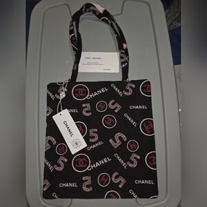 Chanel Black and Pink Women's Bag. New Employee Bag. NWT